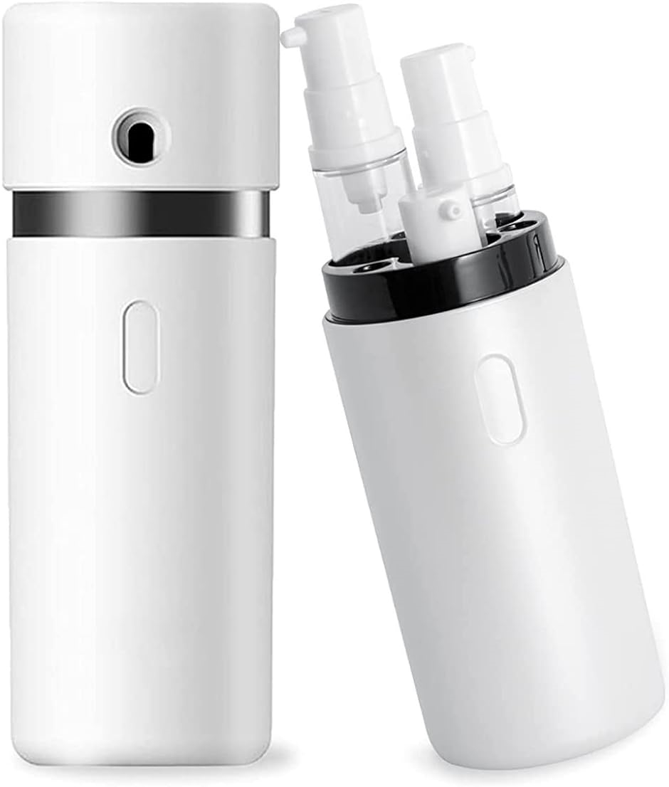 トラベルボトル 3in1 シャンプーボトル 旅行用 小分けボトル 化粧品用 詰め替えボトル 携帯用スプレーボトル( white)