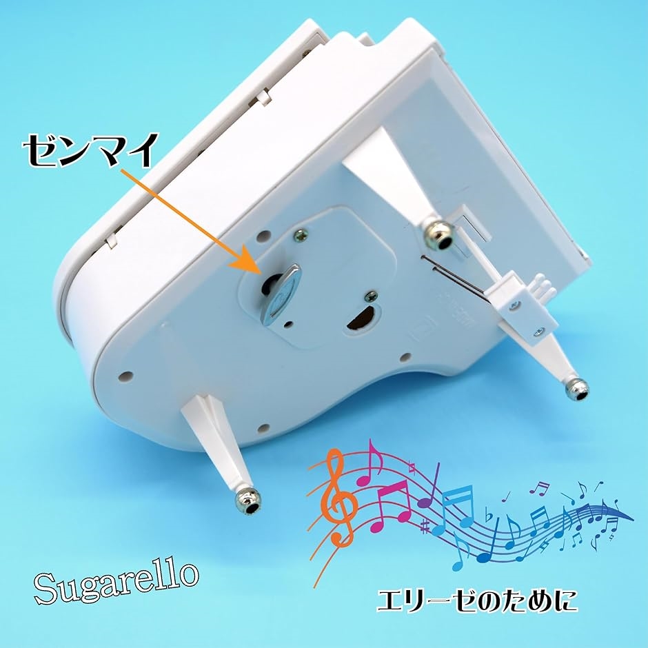 オルゴール ピアノ型 音楽ボックス バレリーナ 付き インテリア