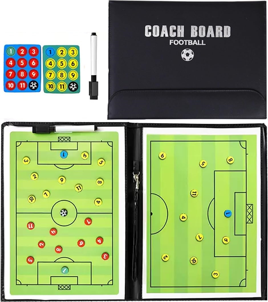 サッカー フットボール 作戦ボード タクティカルボード 戦術盤 作戦盤 折りたたみ コーチング Soccer MDM