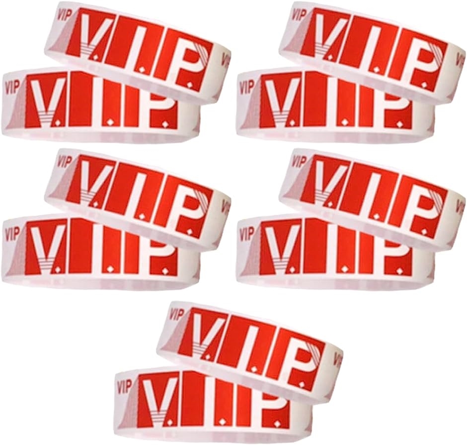 使い捨て リストバンド vip 500枚 セット 防水 紙 ワンタッチ装着 入場