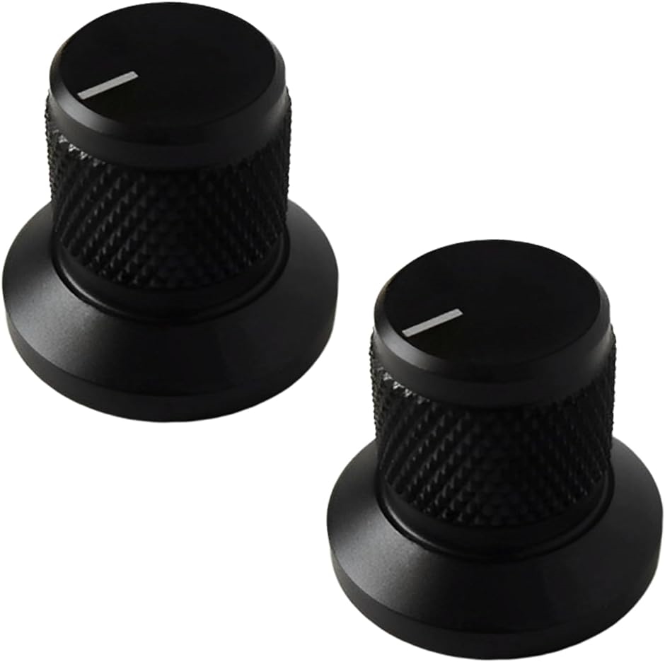 25 x 22mm コントロール ノブ ボリューム つまみ 2個 セット