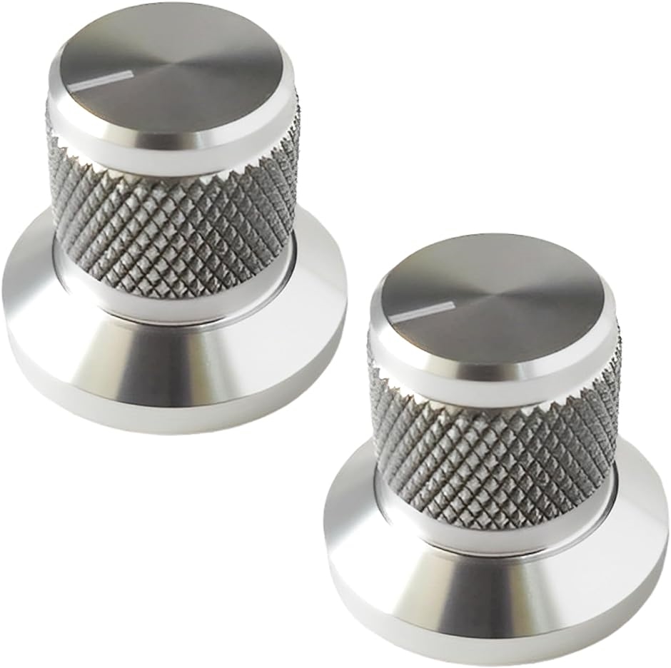 25 x 22mm コントロール ノブ ボリューム つまみ 2個 セット