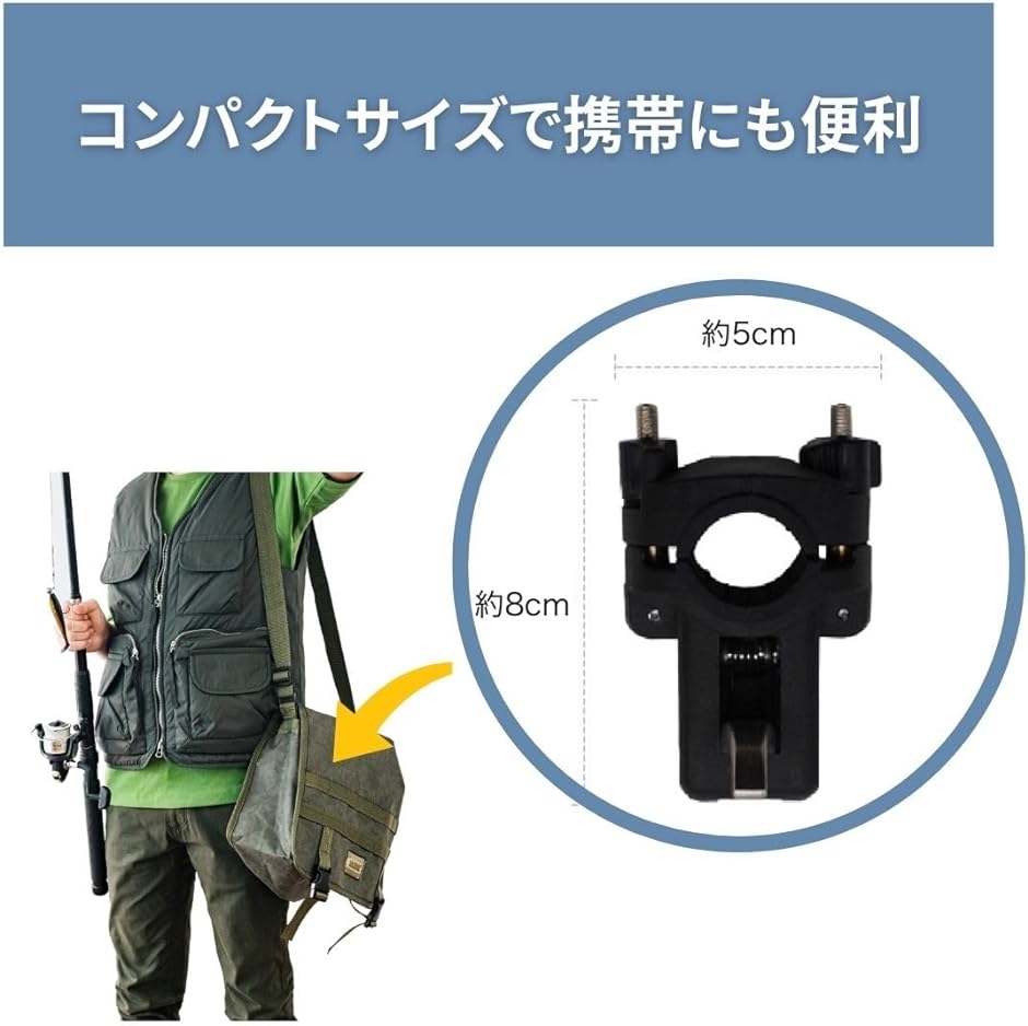 ピトン式竿掛けポインター改造品とピトンのセット3組、アダプタ