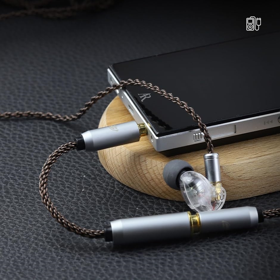 AC8G 変換ケーブル イヤホンジャック 3.5mm Pro オス- 4.4mm メス( Pro