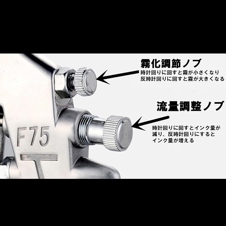 スプレーガン エアスプレーガン 下壺 吸上式 重力式 口径 1.5mm スプレーガン エアスプレーガン 下壺 吸上式 重力式 口径 1.5mm