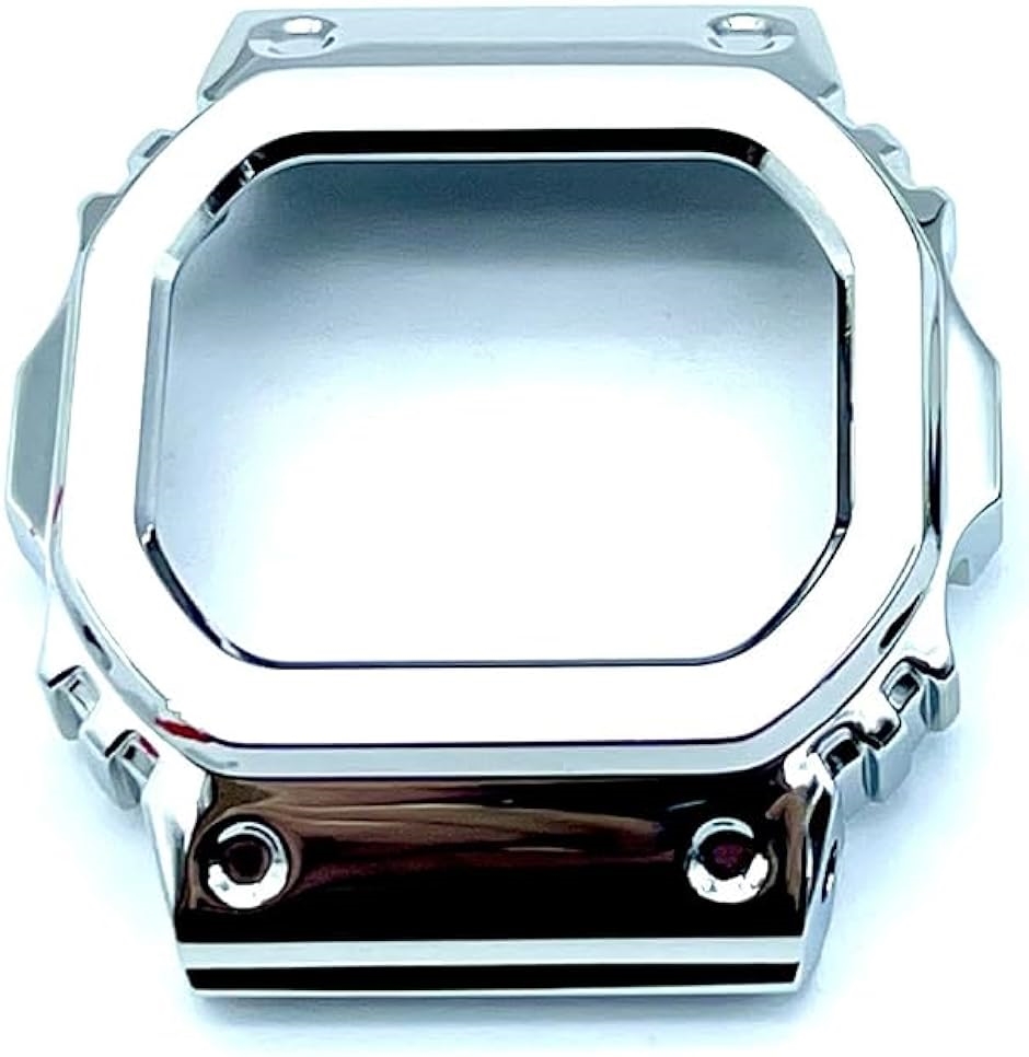 腕時計 ベゼル メタル ステンレス 汎用 5600系用 DW-5600BB( シルバー)