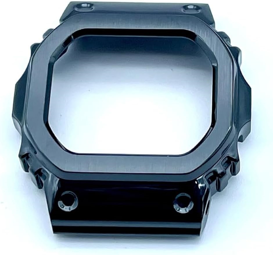 腕時計 ベゼル メタル ステンレス 汎用 5600系用 DW-5600BB( ブラック)