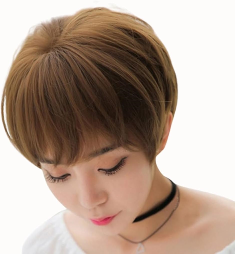 ウィッグ ショート ボブ フルウィッグ ふんわり 大人可愛い 自然