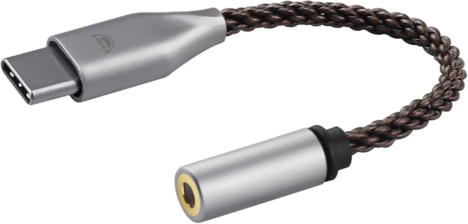 AC8G �ϊ��P�[�u�� �C���z���W���b�N Type-C �I�X- 3.5mm ���X 8�c OFC( Type-C�I�X-3.5mm���X)