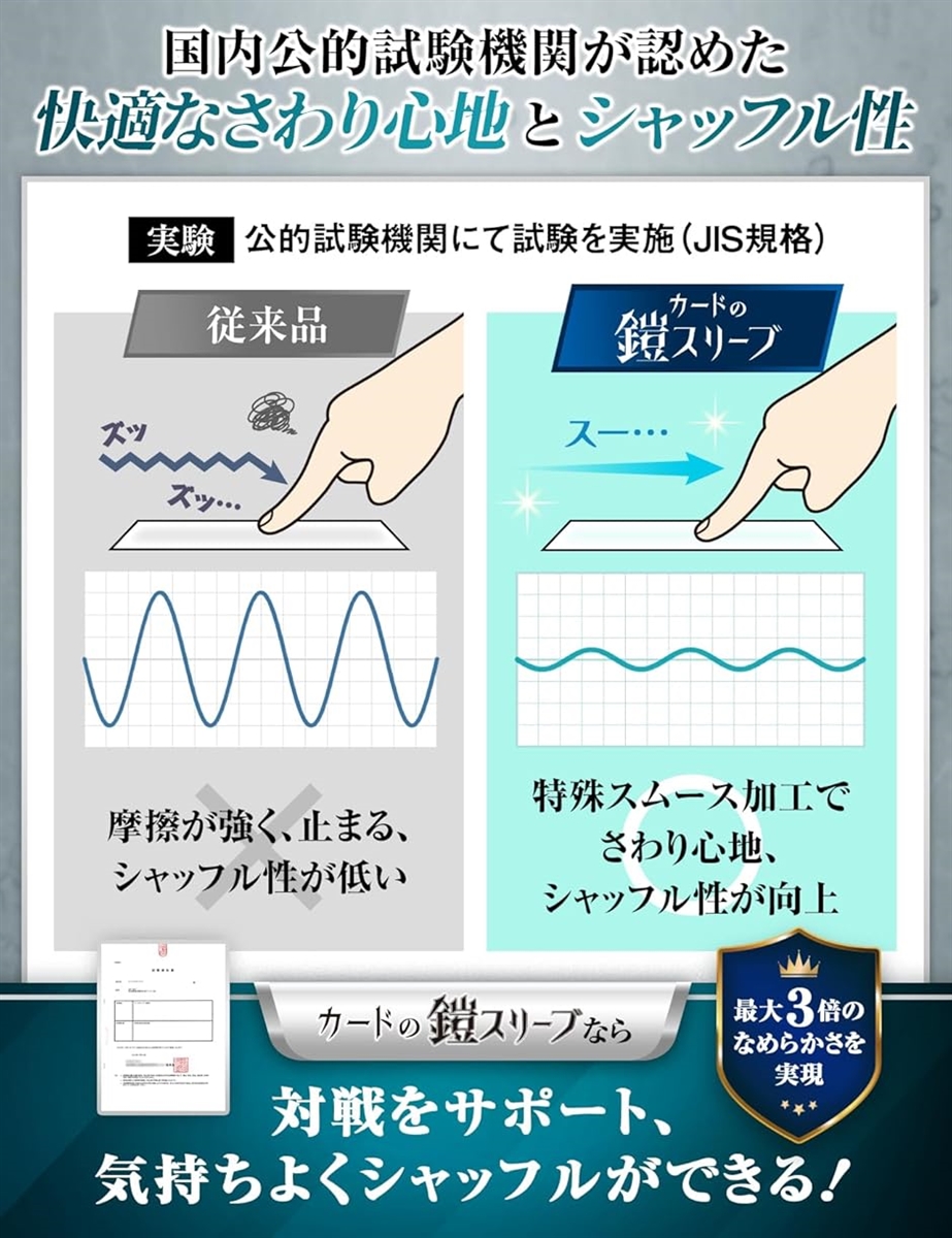 楽天市場】カードの鎧 スリーブ キレあるシャッフル ポケカ size