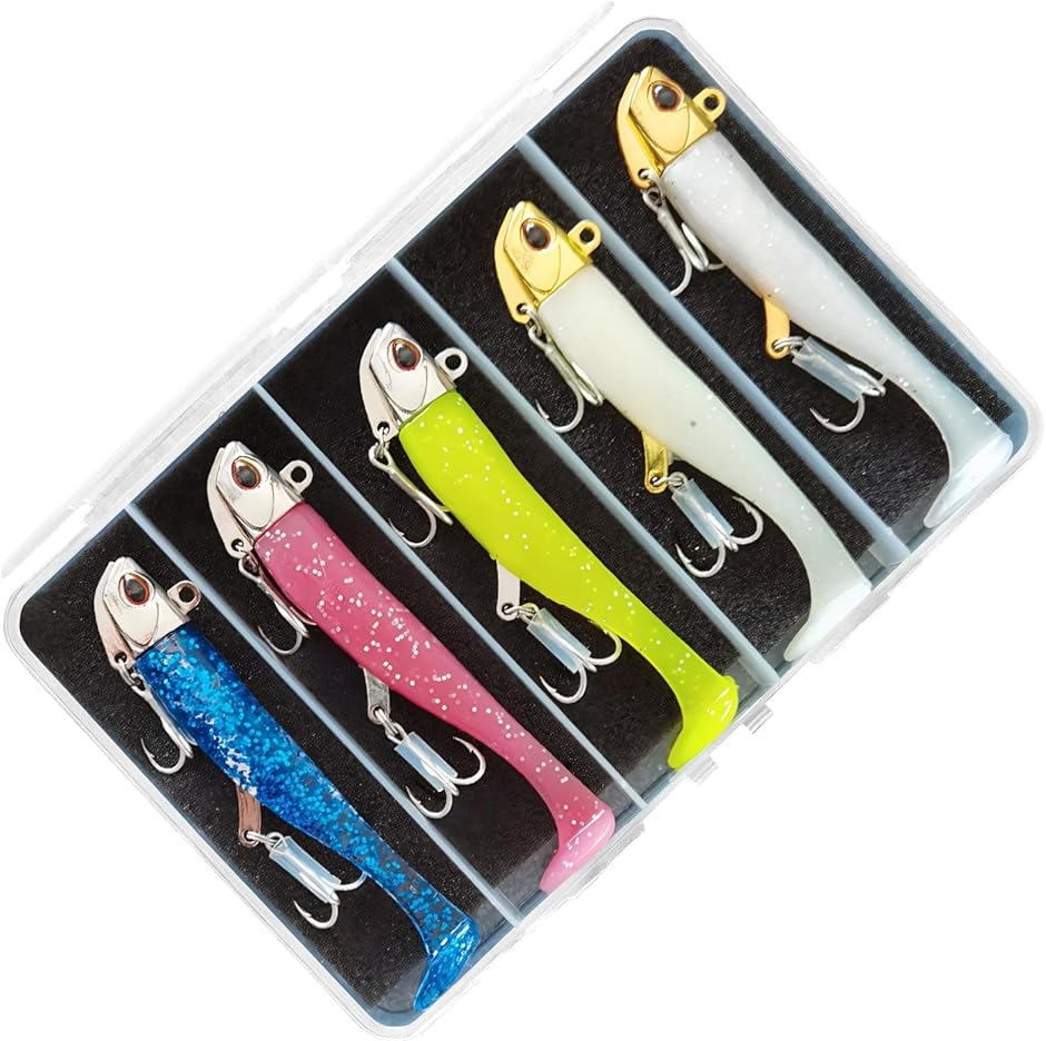 バス釣り ソフトバイオニックルアー ヒラメ ワーム 10cm 6g 5個セット Amazon.co.jp: 【VMSIXVMルアー】 バス釣り ソフトバイオニック