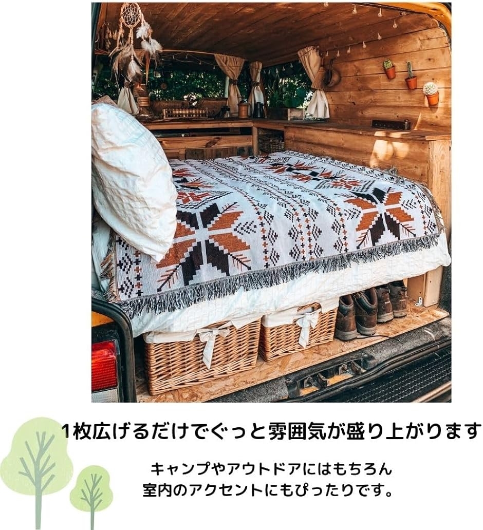 コット用ラグ キャンプ ラグマット アウトドア...の詳細画像1