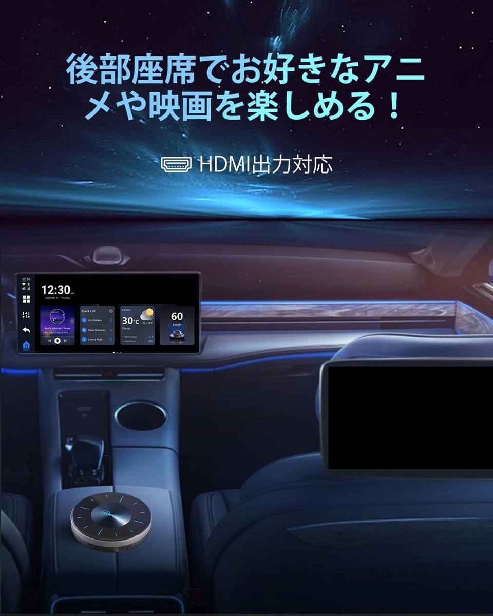 互換品】Ottocast P3 オットキャスト OttoAiBox Android12 CarPlay
