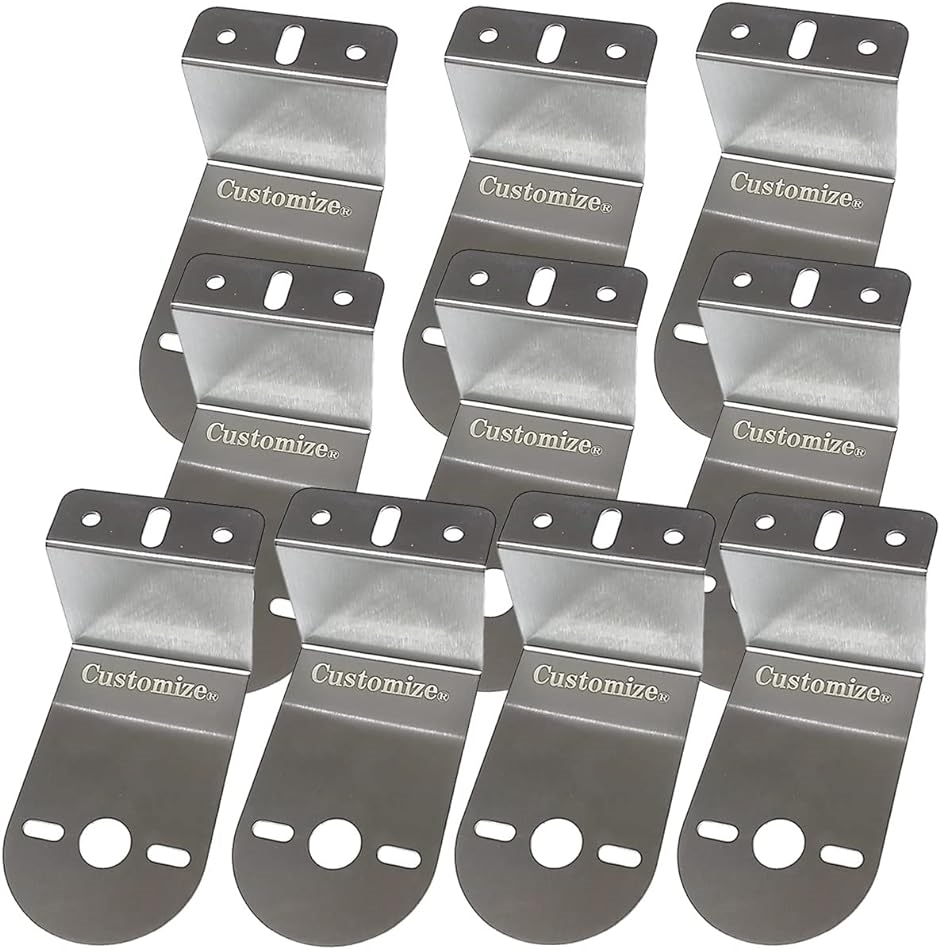 マーカーランプ ステー トラック用品 バスマーカー Z型ステー ステンレス 10枚セット