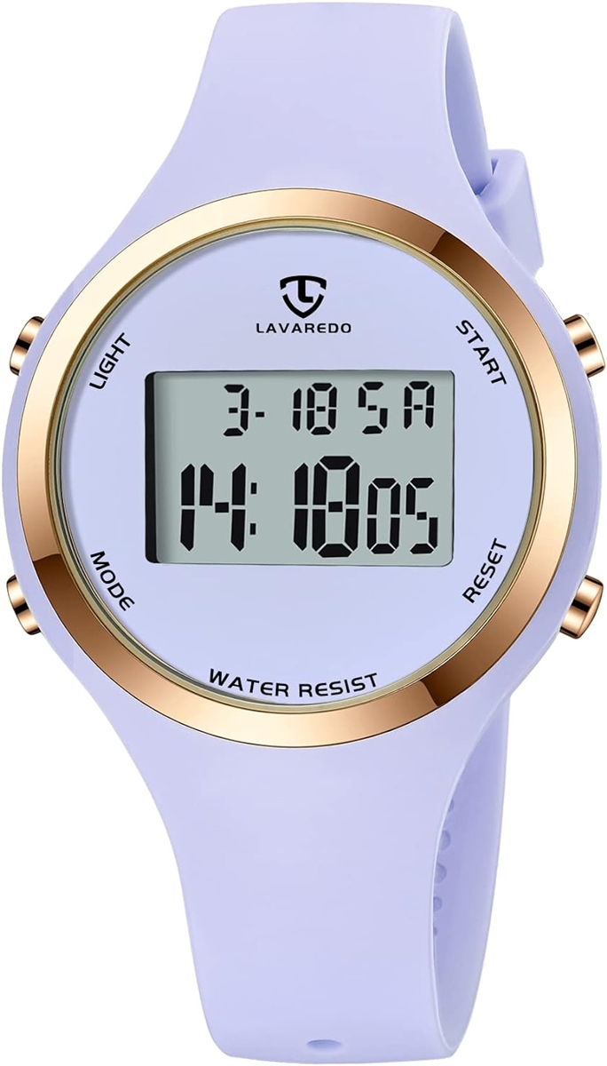 Yahoo! Yahoo!ショッピング(ヤフー ショッピング)腕時計 レディース うで時計 デジタル腕時計 メンズ 男女兼用 子供腕時計 スポーツウォッチ 多機能付け 目覚まし MDM（ 05-パープル）