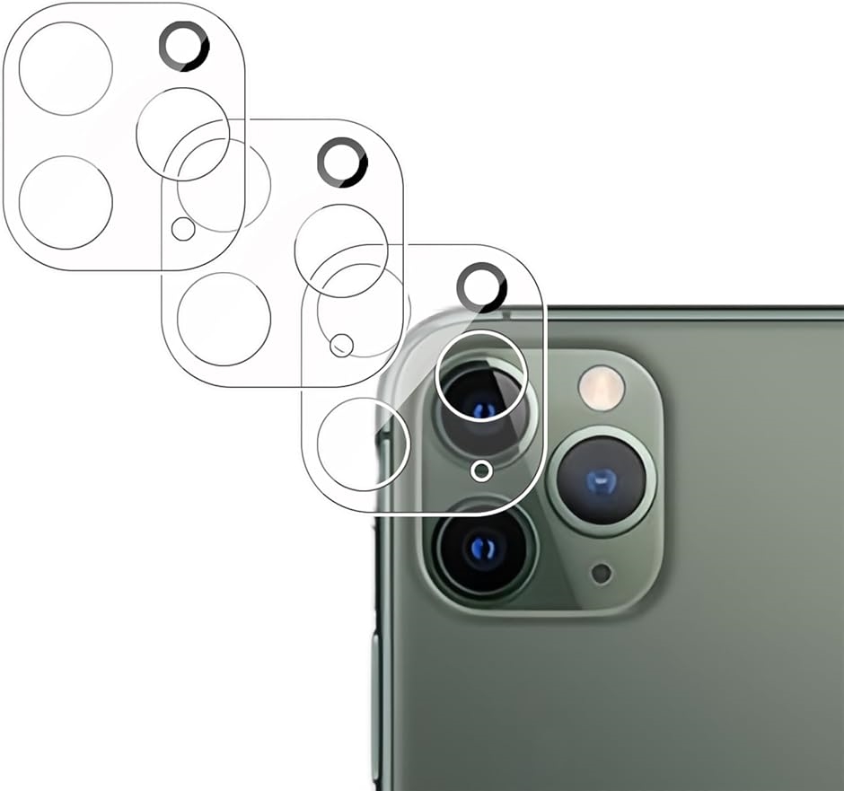 3���Z�b�g �Ή� iPhone11ProMax 6.5�C���`/iPhone 5.8�C���`�p�J�����t�B���� MDM(YCO-9CS-730)