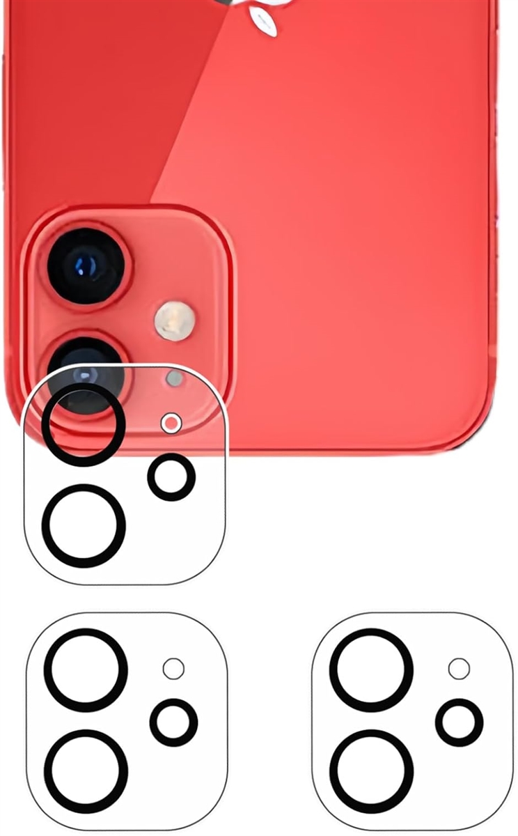 �Ή� iPhone 12 �p �����Y�t�B���� 3������AGC���Ɏq�f��-�� �i�� �J�����J�o�[ �����K���X(OIV-2HD-AD682)