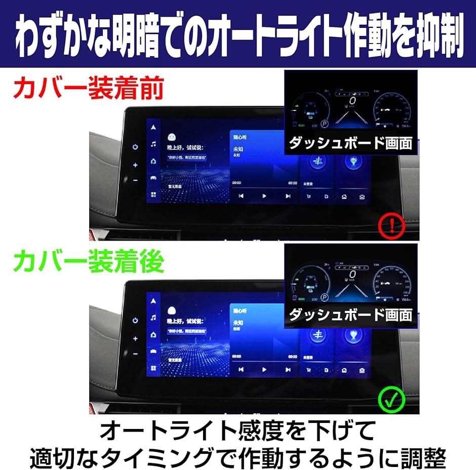 互換 オートライト センサー カバー トヨタ ダイハツ レクサス オートライト感度を調整 汎用 自動調光 18mm 半透明( クリア)｜horikku｜03