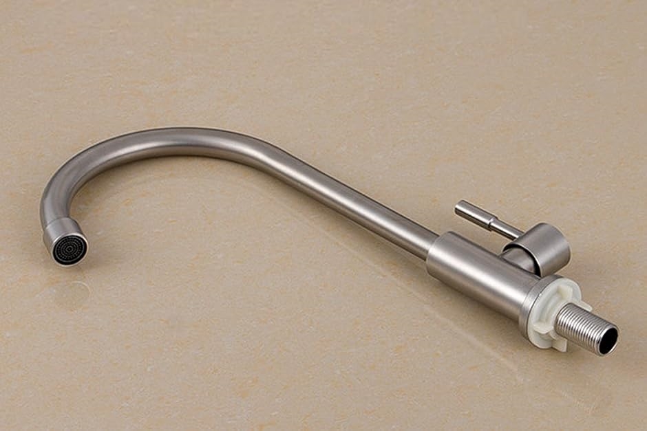 ライフシステム ステンレス製 キッチン 洗面用 単水栓 シングルレバー