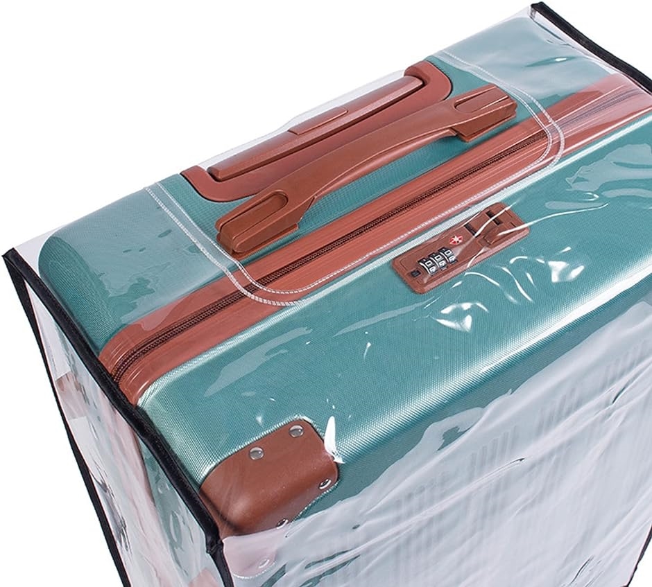 スーツケースカバー 透明 防水 雨 傷防止 機内持ち込み キャリーケース 