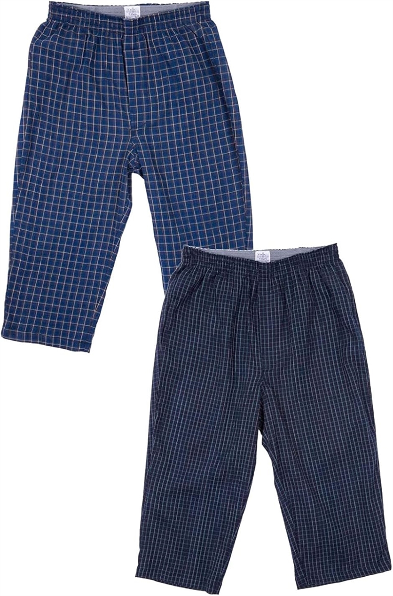 ステテコ メンズ カジュアル 7分丈 綿100％ 前あき 春 夏 インナー パンツ(楊柳チェック柄　ランダム2枚セット,  5L)