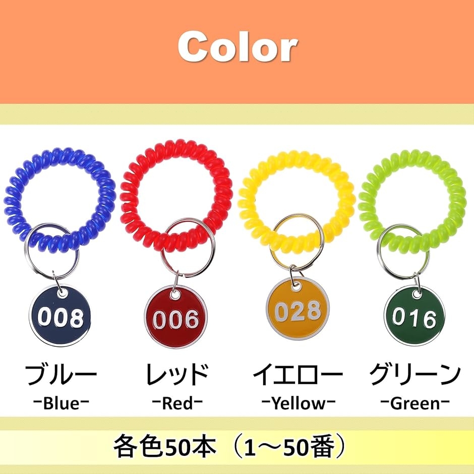 ドア番号タグ クローク キーラベルタグ キーホ...の詳細画像2