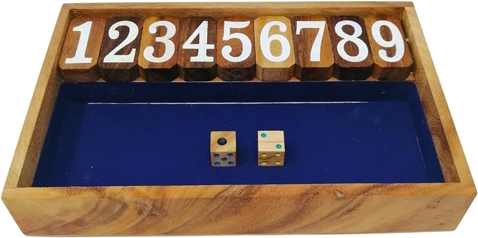 ジャックポット ダイス ボードゲーム サイコロ Jackpot Dice Game( ブルー,  23cmx15cmx4cm) | ブランド登録なし