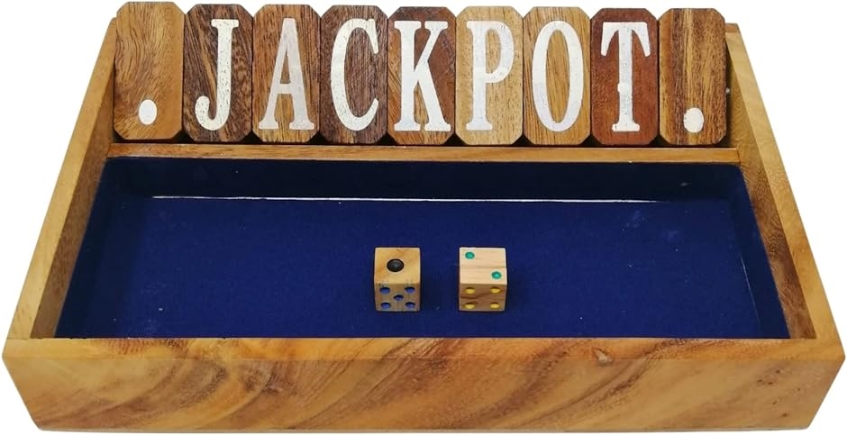 ジャックポット ダイス ボードゲーム サイコロ Jackpot Dice Game( ブルー,  23cmx15cmx4cm) | ブランド登録なし | 01