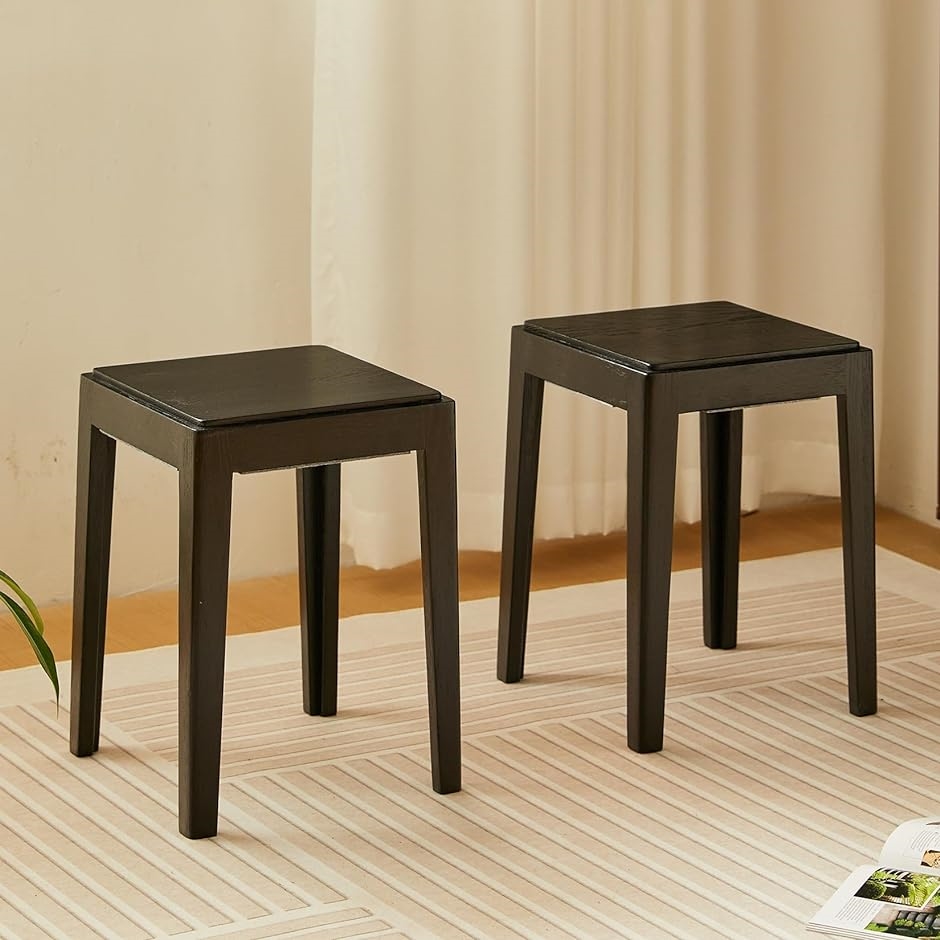 スツール 木製 椅子 幅34cmx奥行34cmx高さ45cm チェア 天然木