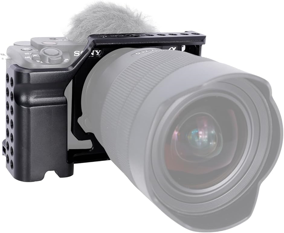 カメラケージ Sony ZV-E1カメラ専用 1/4インチネジ穴 コールドシュー