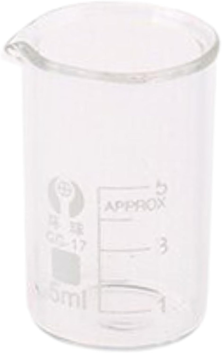 5ml ビーカー ローフォームガラスビーカー 3.3ホウケイ酸ガラス