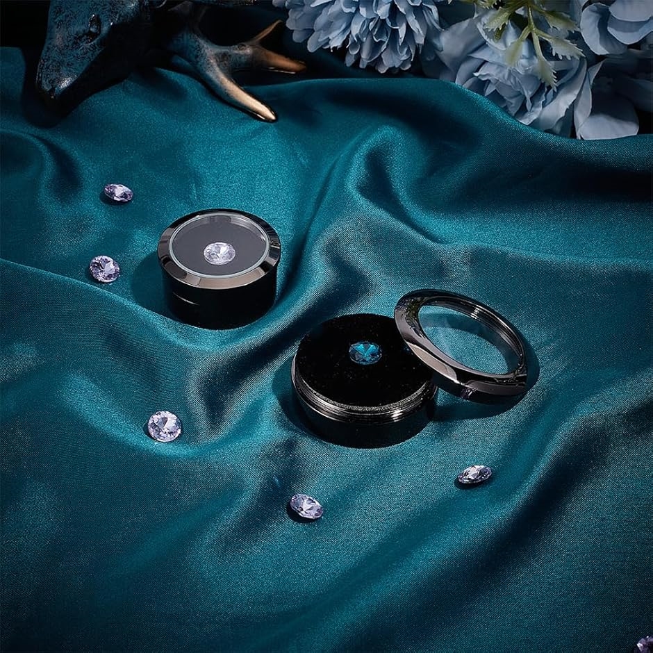 2個 ジュエリーボックス ケース飾り 宝飾品 展示 ディスプレイ 2サイズ