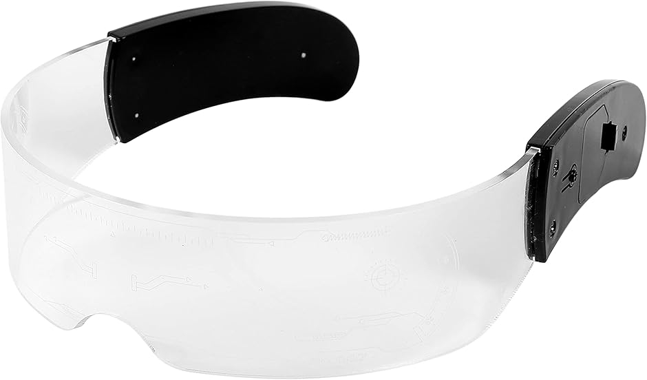 サイバーパンク 光るメガネ LED サイバーグラス ゴーグル おもしろ