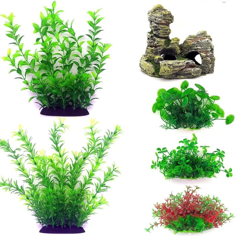 人工水草 アクアリウム 水槽 飾り レイアウト セット