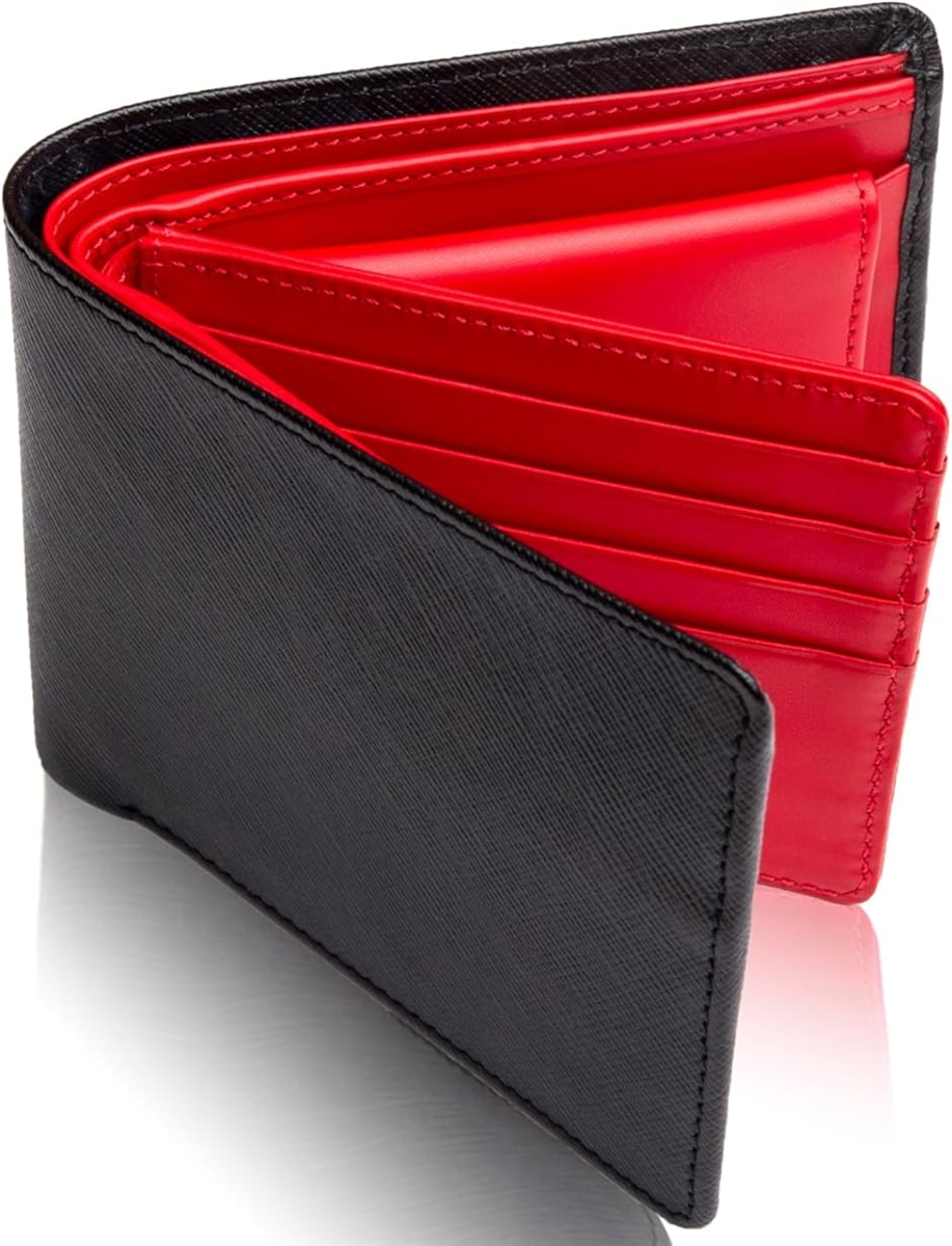 財布 メンズ 2つ折り カード17枚 二つ折り 本革 プレゼント 二つ折り