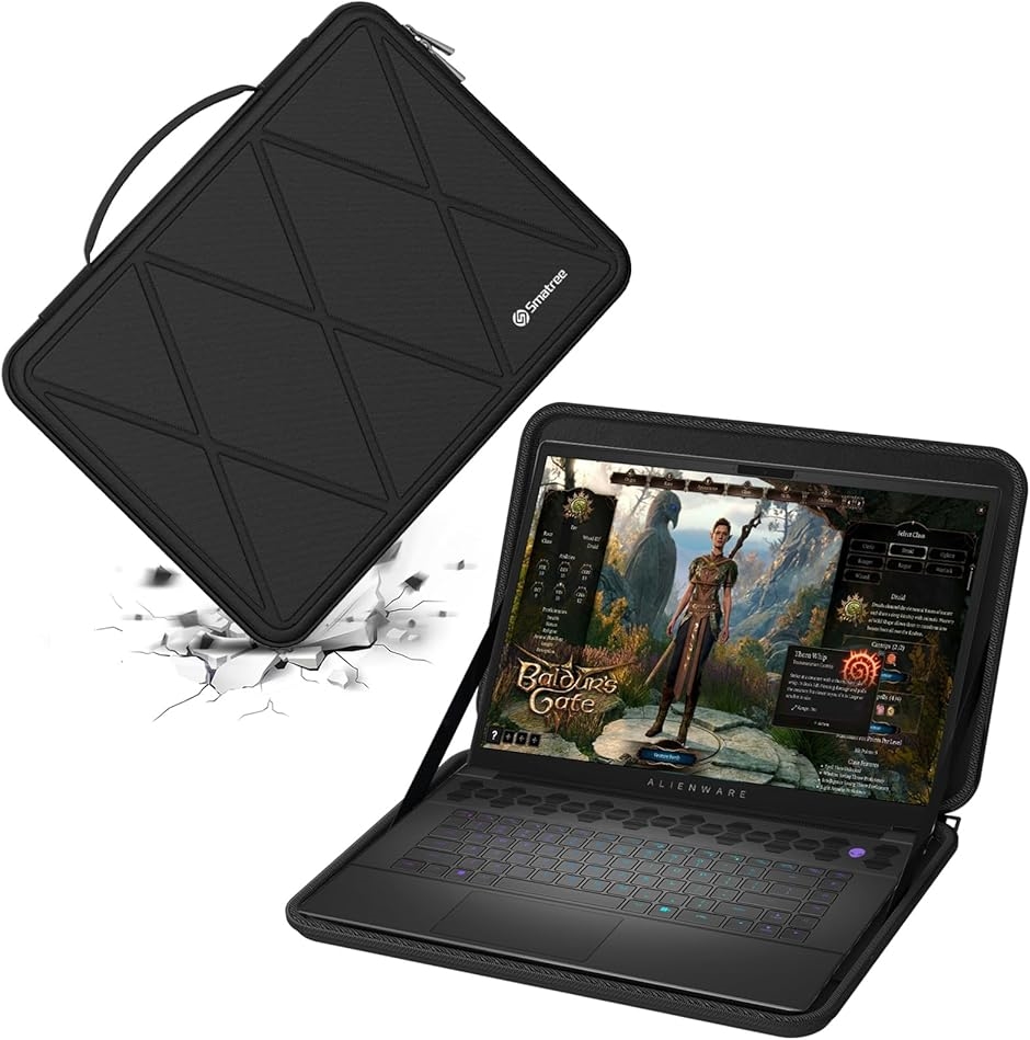 �y�݊��i�z �n�[�hEVA�ی�X���[�u�P�[�X �h��(Black-For DELL 16�C���`,  For DELL 16�C���`(X8321))