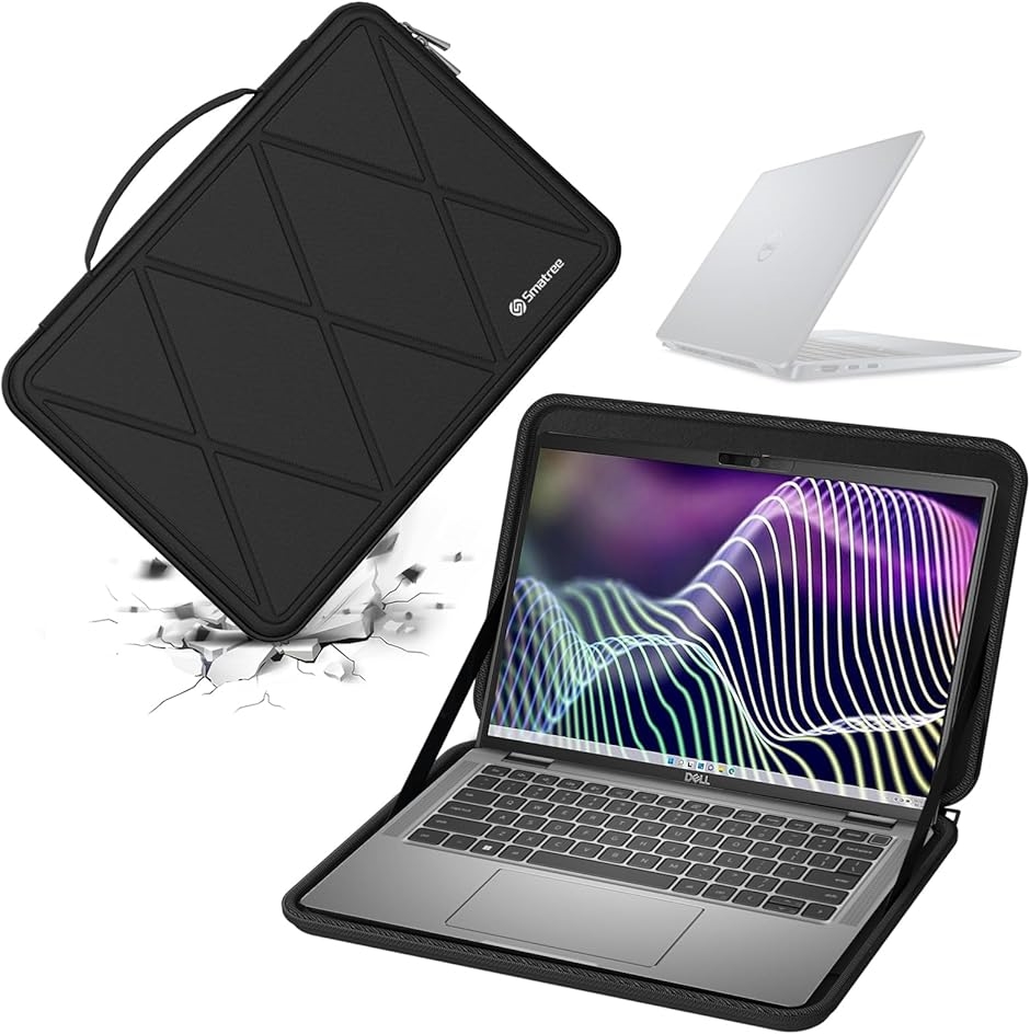 �y�݊��i�z �n�[�hEVA�ی�X���[�u�P�[�X 13.3�C���` DELL �h�� MDM(Black,  For DELL 13.3�C���`�iM35�j)