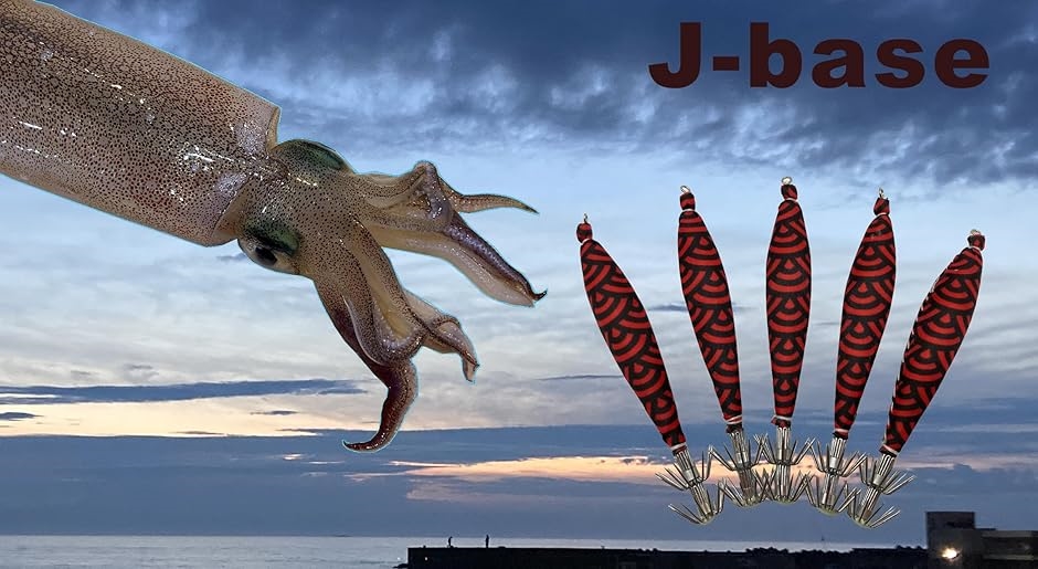 定番の浮きスッテ 4号 5本セット イカメタル イカ釣り 仕掛け 夜行