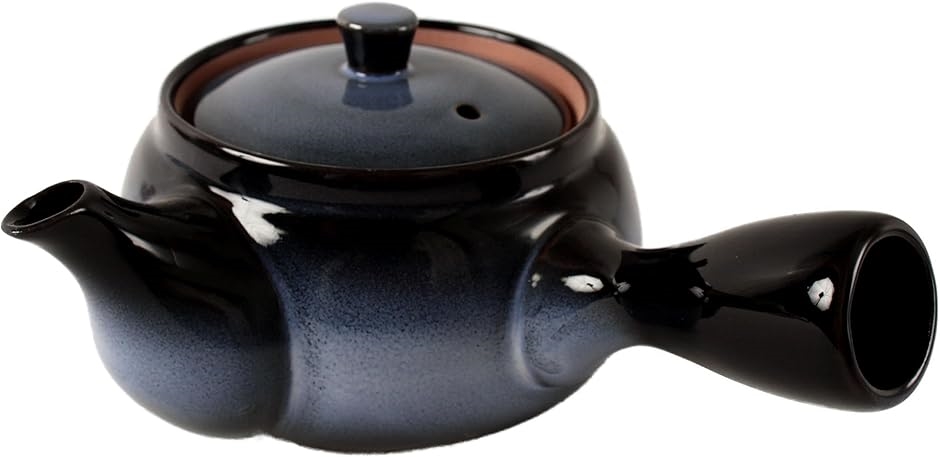 美濃焼 急須 ティーポット 紺色 グラデーション 茶こし付き 320ml 日本