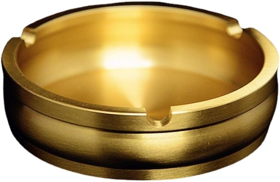灰皿 卓上 金色 ゴールド 室内 たばこ 喫煙 装飾 ビップ 金運 インテリア コンパクト レトロ ビンテージ アンティーク