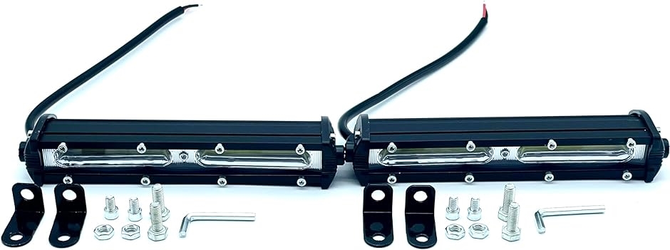 LED ワークライト フォグランプ 作業灯 12V/24V 兼用 小型 薄型