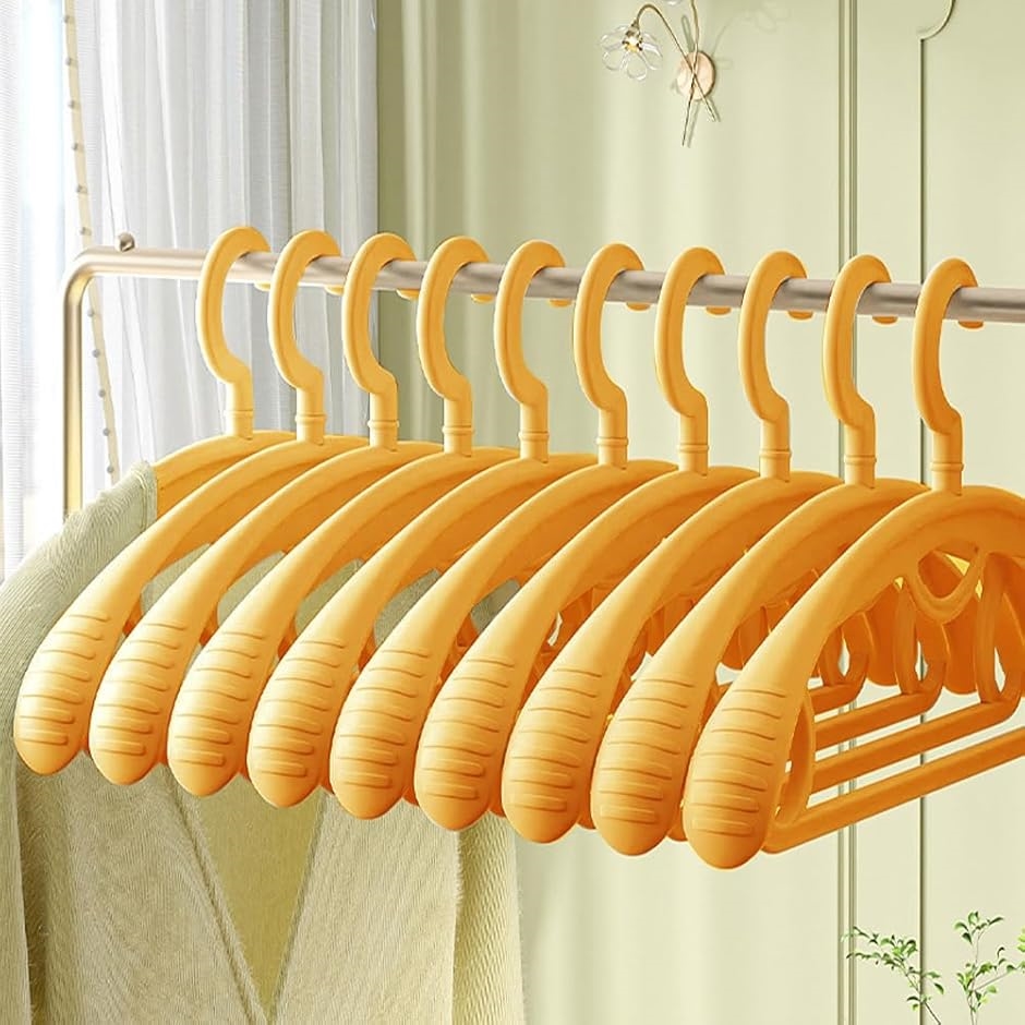 ハンガー かたくずれ防止x滑らないx跡がつかない 10本 大切な衣類用