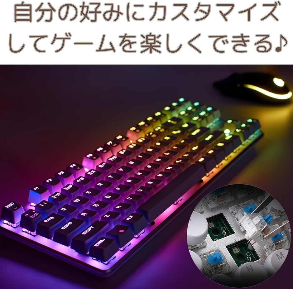 キースイッチ ゲーミングキーボード スイッチ交換 メカニカル