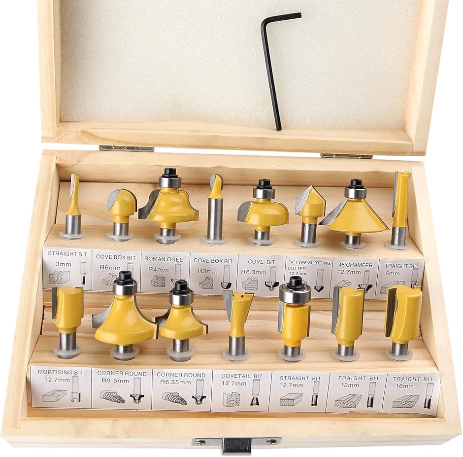 �g���}�[�r�b�g�Z�b�g �ʎ�� ���[�^�[�r�b�g�Z�b�g 15�{ �X�g���[�g �a�ق� ����ʉ��H �g���}�[�A�N�Z�T��(�}���`�T�C�Y)