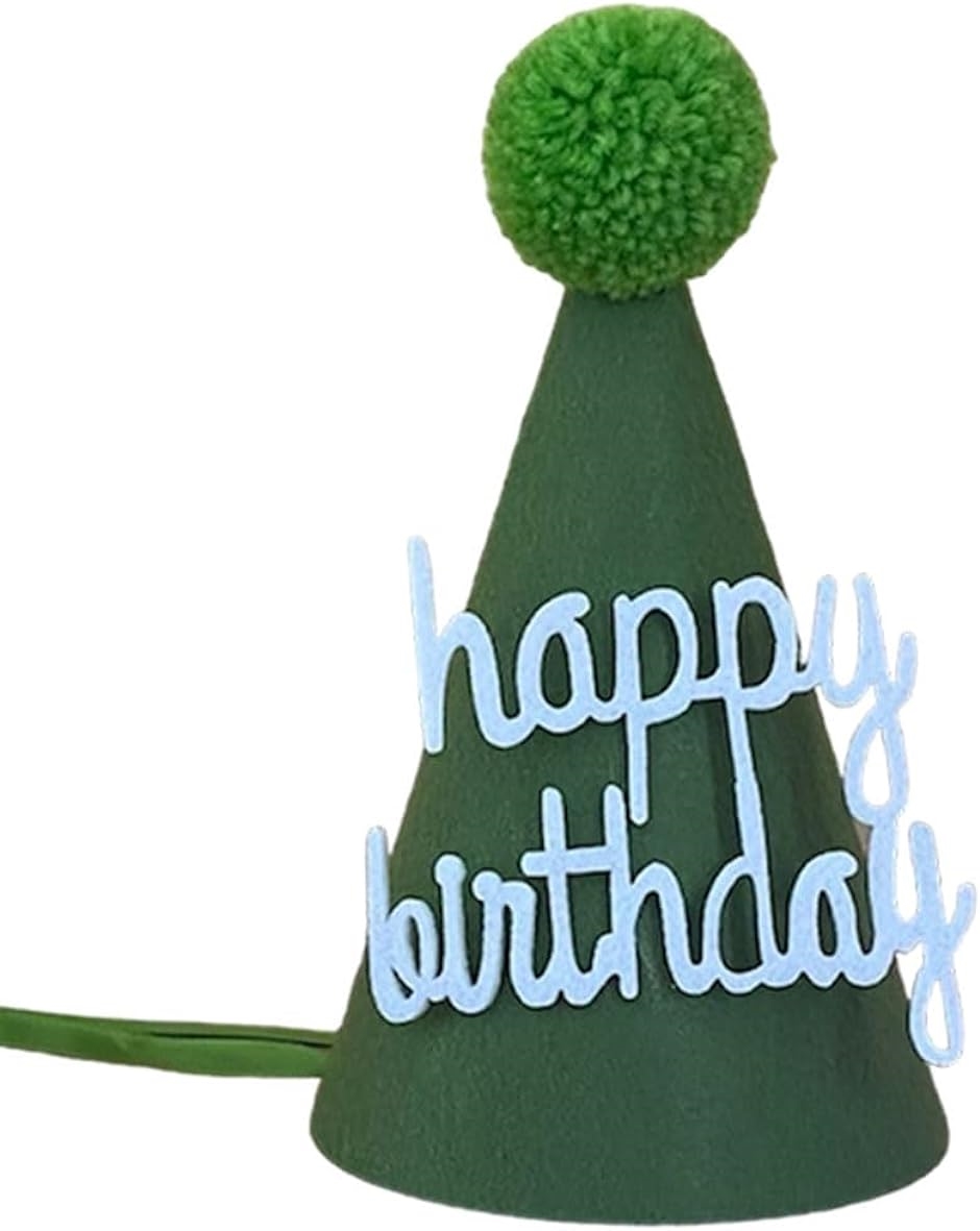 Yahoo! Yahoo!ショッピング(ヤフー ショッピング)誕生日 バースデー ハット 帽子 赤ちゃん 1歳 子供 大人 女の子 男の子 飾り 写真 撮影 シンプル a-b5629（ オリーブ）