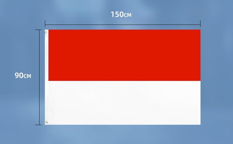 世界国旗 90x150cm ハトメ式 応援グッズ 万国 フラッグ( インドネシア)｜horikku｜05