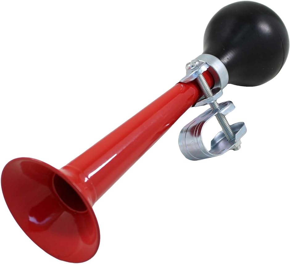 自転車 ベル ホーン ラッパ 音 警音器 レトロ ラッパホーン 応援