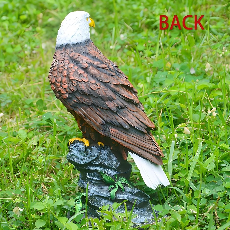 鷲 ワシ オブジェ 防鳥 害鳥 対策 猛禽類 置物 庭の装飾 野鳥 スズメ 