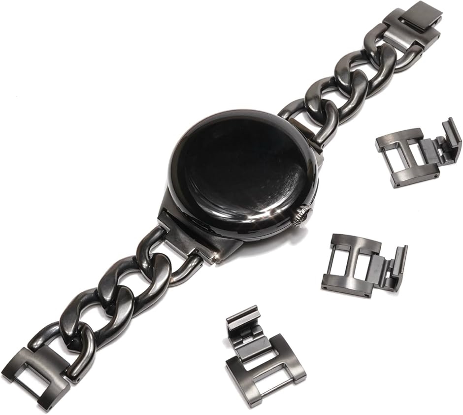 Google Pixel Watch チェーンバンド シルバー/ステンレス おしゃれ
