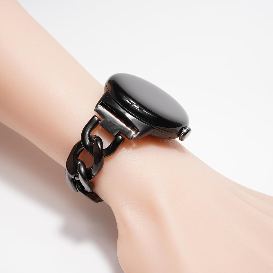 Google Pixel Watch チェーンバンド シルバー/ステンレス おしゃれ